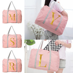 Letter Series Travel Bag Water Proof Large Capacity Handbags