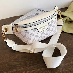 Women's Waist Bag PU Leather Fanny Pack Crossbody Chest Bags