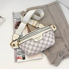 Women's Waist Bag PU Leather Fanny Pack Crossbody Chest Bags