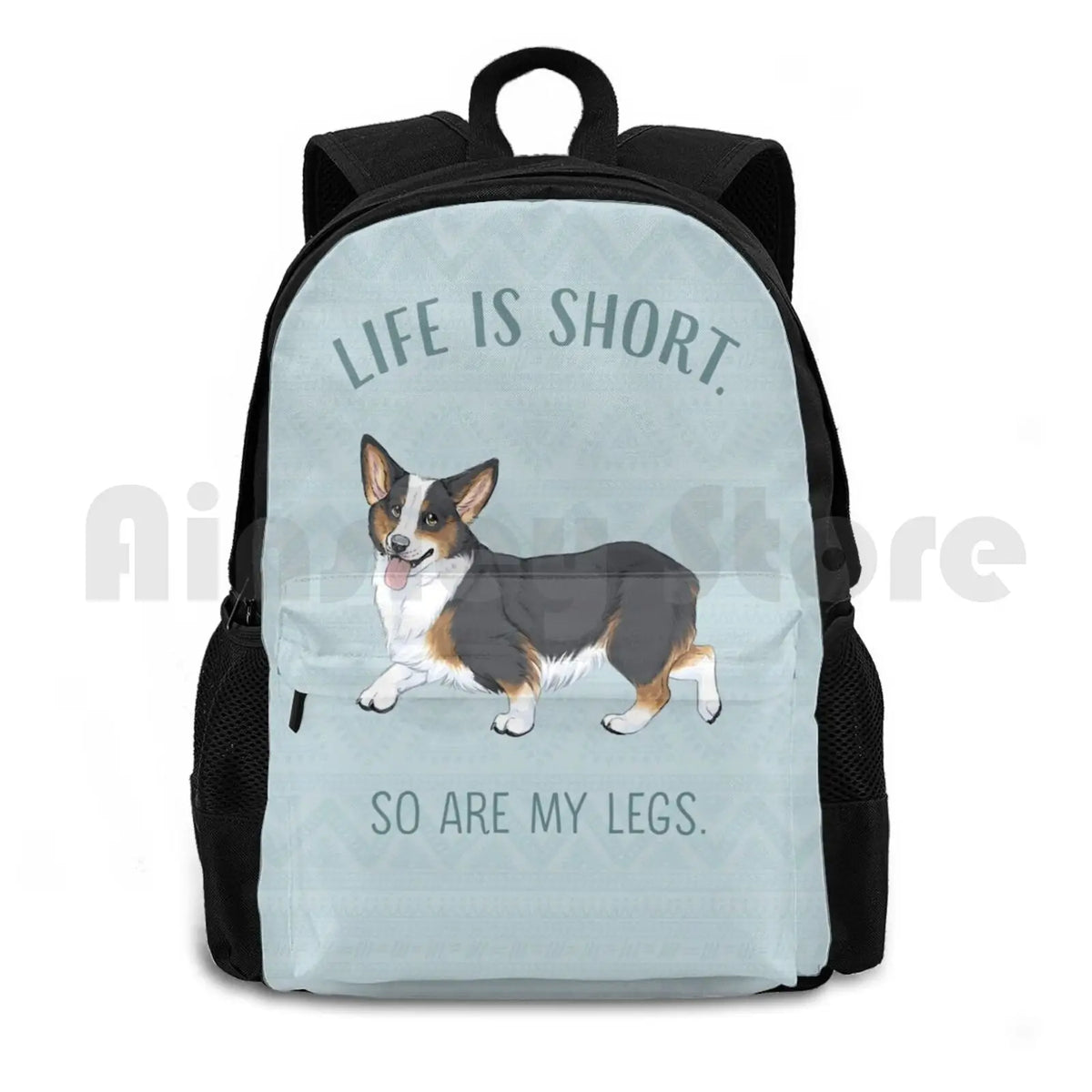 Pembroke Welsh Corgi Outdoor Hiking Backpack Waterproof Camping Travel