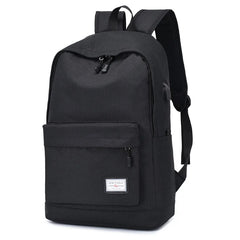 USB Charging Backpack Men Casual College School Bags Notebook Backpacks Canvas M