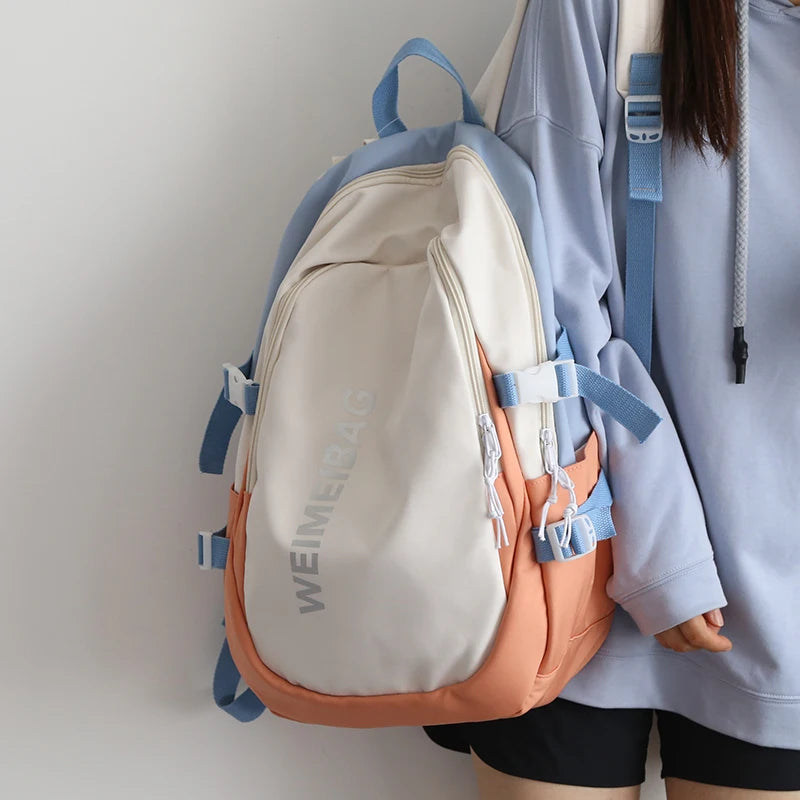 Large Capacity Schoolbag for Middle School Student Girl