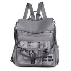 Durable Oxford Cloth Backpack Soft Water Repellent School Bags