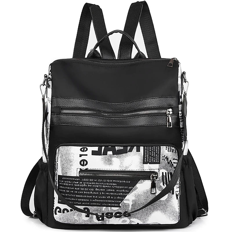 Durable Oxford Cloth Backpack Lightweight Large Capacity Water Repellent
