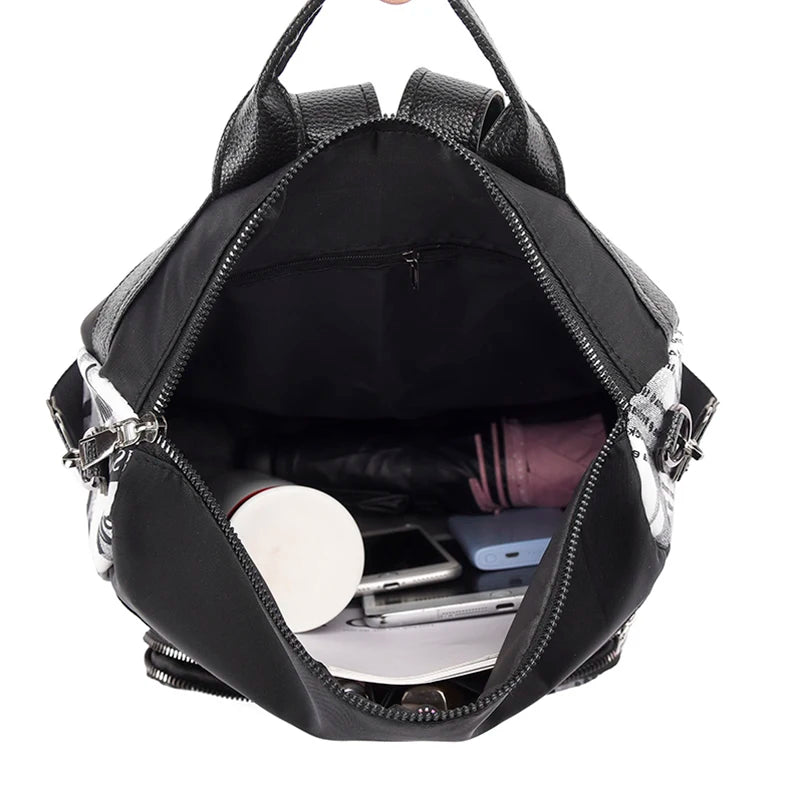 Durable Oxford Cloth Backpack Lightweight Large Capacity Water Repellent