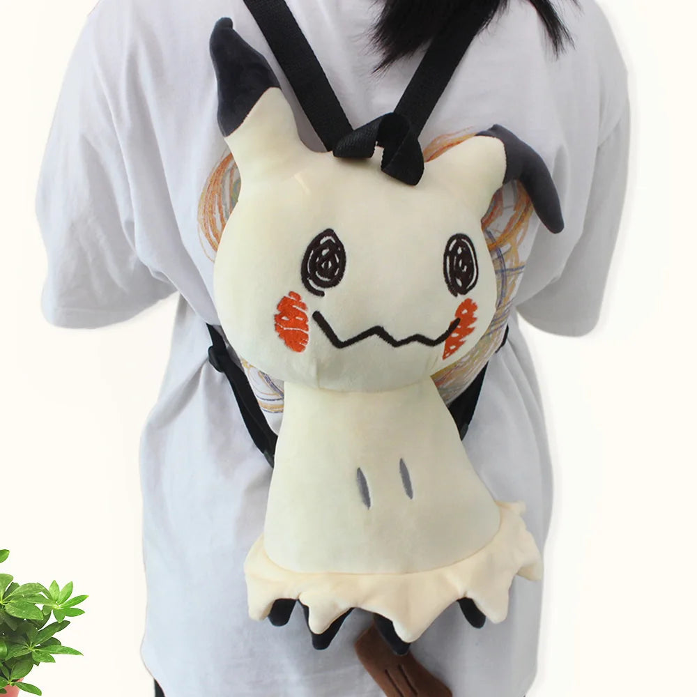 Cartoon Snorlax Plush Doll Backpack Kindergarten School Bag