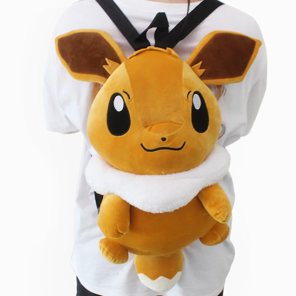 Cartoon Snorlax Plush Doll Backpack Kindergarten School Bag