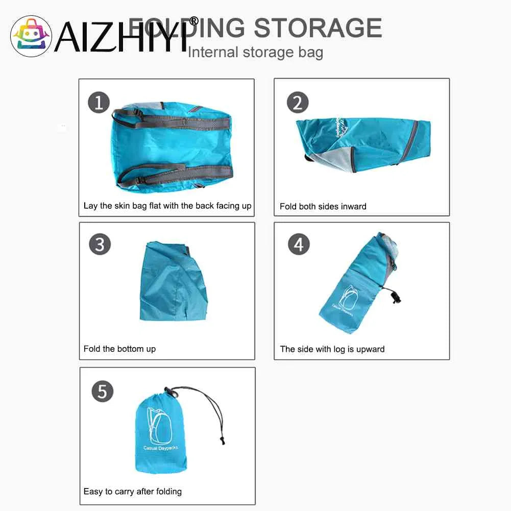 Foldable Waterproof Outdoor Backpack for Men Women