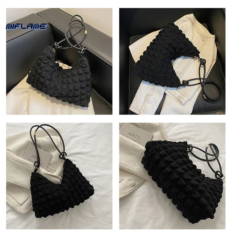 Winter Soft Women's Handbag Large Tote Bag High-quality Shoulder Bag