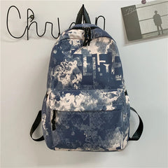 Nylon Girls School Backpack Urban Bag Female Students Books Backpack