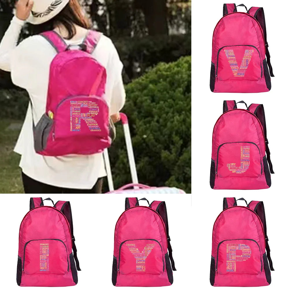 Packable Backpack Outdoor Folding Travel Organizer Bag