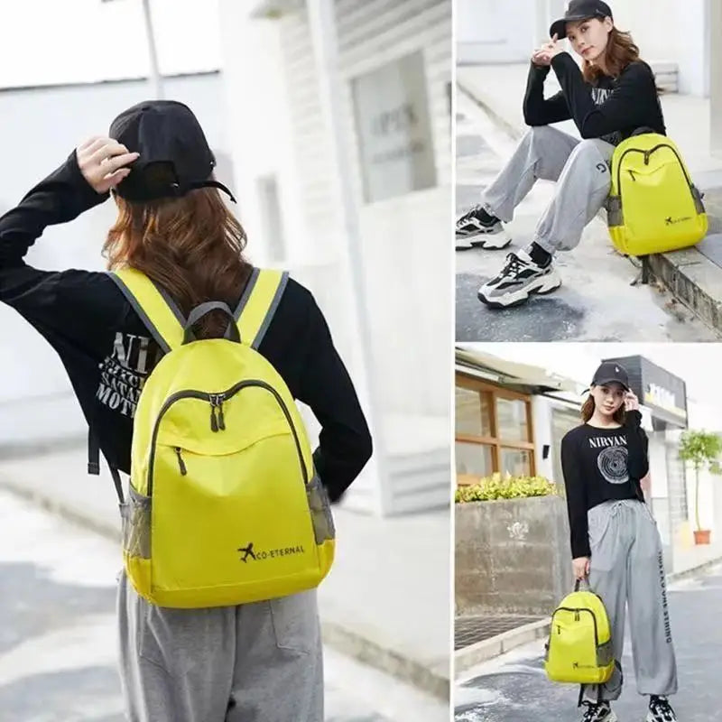 Fold Backpack Large Capacity Waterproof Bag for Travel Hiking