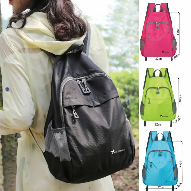 Fold Backpack Large Capacity Waterproof Bag for Travel Hiking