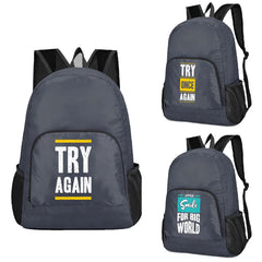 Ultralight Backpack for Travel & Hiking - Phrase Pattern