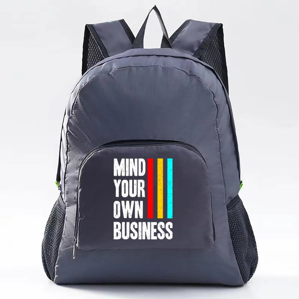 Ultralight Backpack for Travel & Hiking - Phrase Pattern