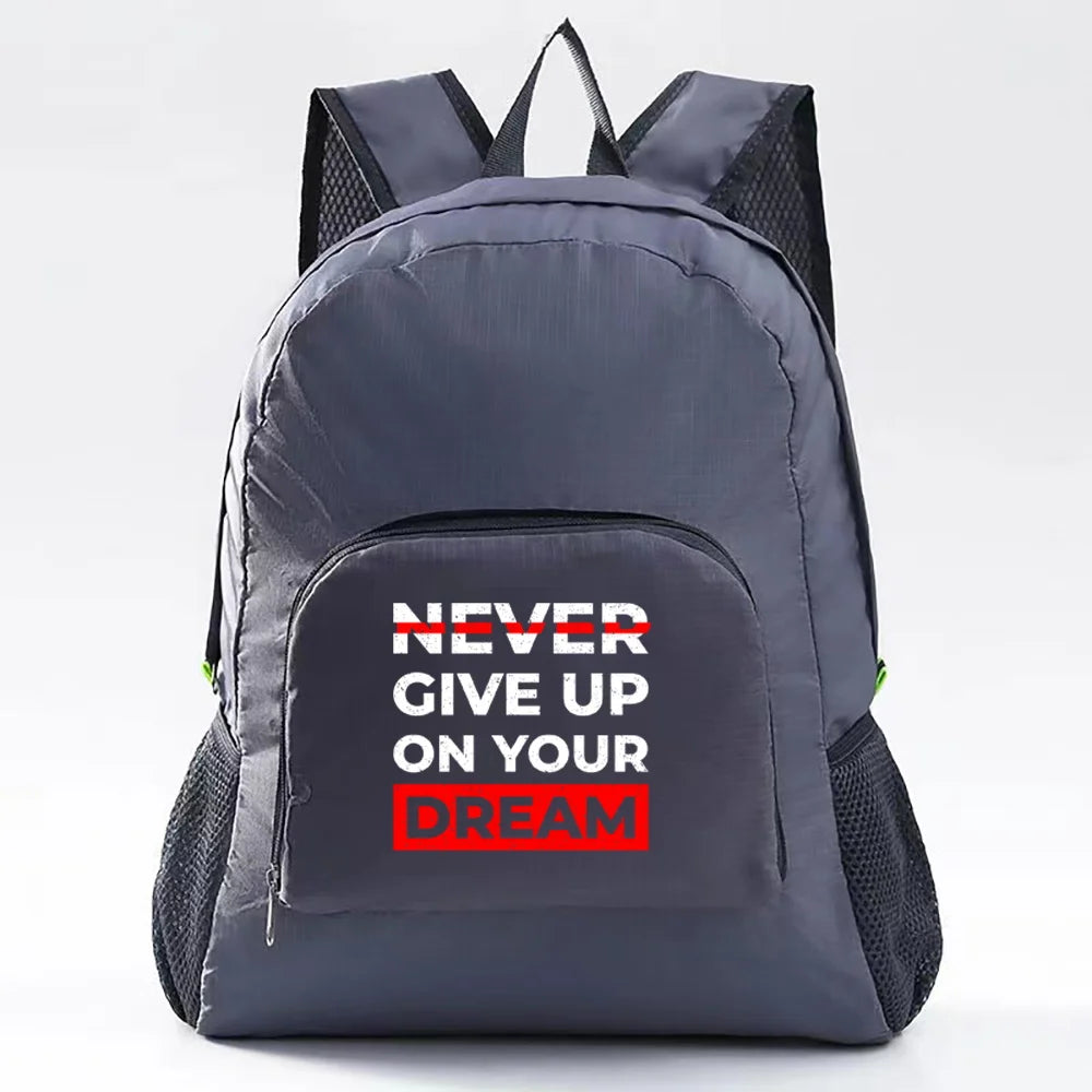 Ultralight Backpack for Travel & Hiking - Phrase Pattern