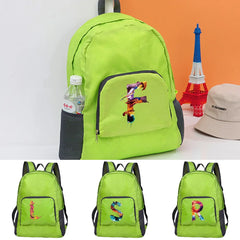 Portable Foldable Paint Letter Print Backpack Ultralight Outdoor Pack