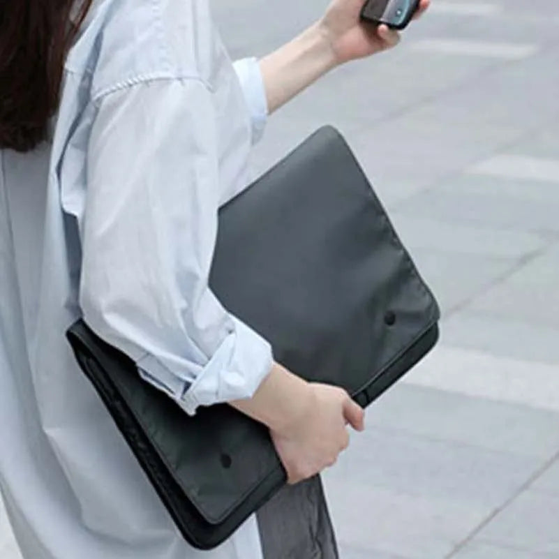 Portable Laptop Cover Bag Business Document Pouch 13 14.1 15.4inch