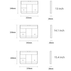 Portable Laptop Cover Bag Business Document Pouch 13 14.1 15.4inch