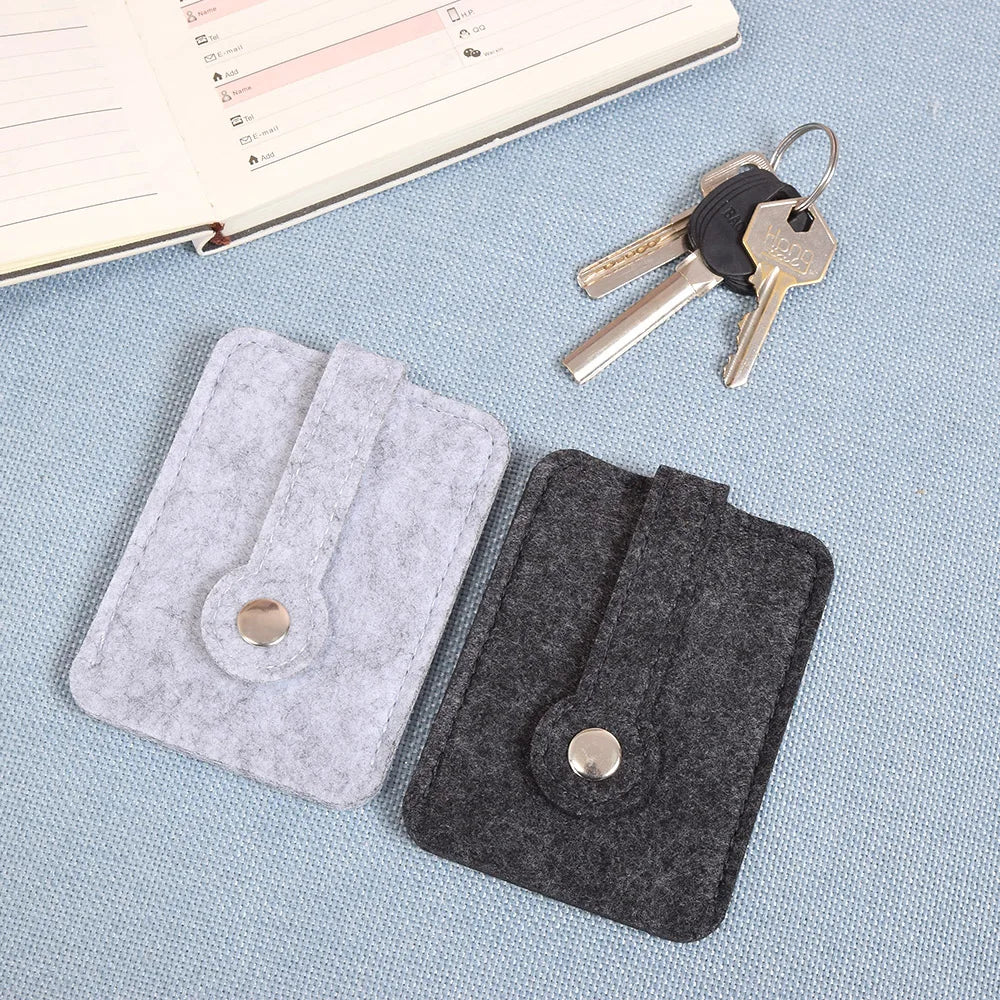 Woolen Felt Keychain Holder Pocket Keys Organizer Pouch