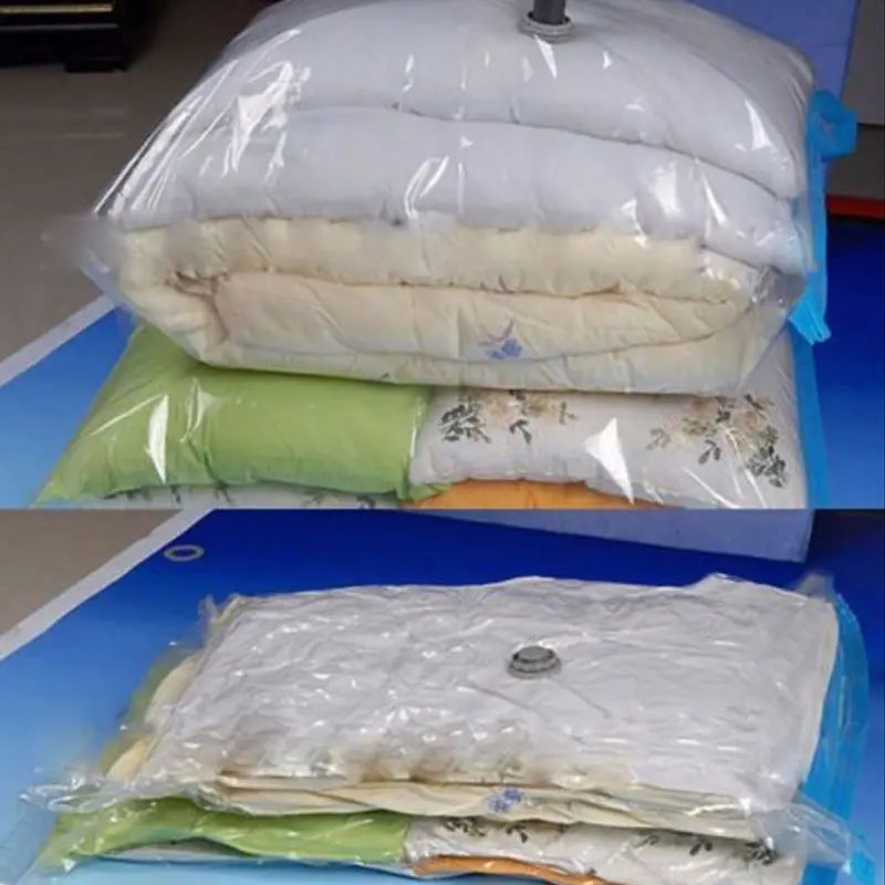 100 SPACE SAVING VACUUM STORAGE BAGS EXTRA LARGE SEAL CLOTHES BAG