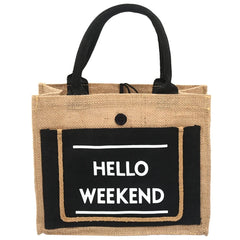 Linen Handbag Large Capacity Female Casual Shoulder Bag