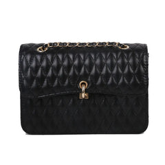 Lingge Chain Texture Messenger Bags For Women Shoulder Bags