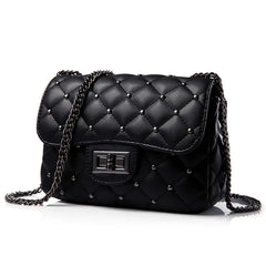 European & American Rivet Small Fragrance Chain Shoulder Bag
