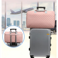 Lingge Travel Bag Women Shoulder Bag Large Capacity Handbags