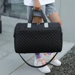Lingge Travel Bag Women Shoulder Bag Large Capacity Handbags