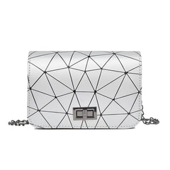 Lingge Women Small Shoulder Bag Chain Bag Ladies Square Bag
