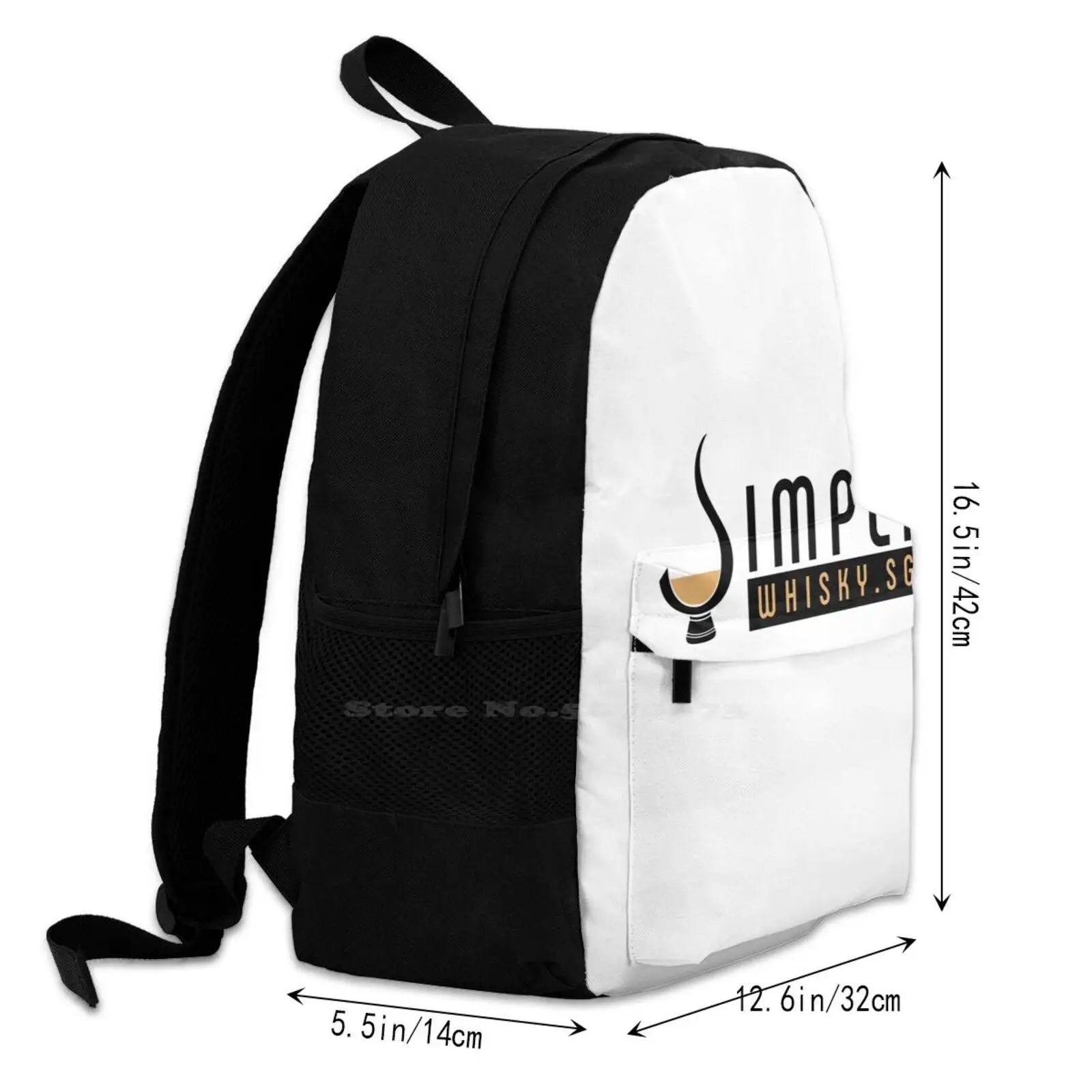 Liquor Whiskey Travel Laptop School Backpack Bag