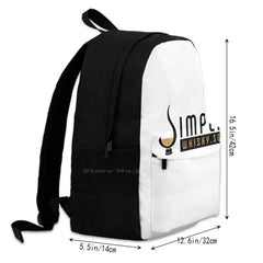 Liquor Whiskey Travel Laptop School Backpack Bag