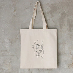 Flower Print Eco Reusable Shoulder Bag for Women