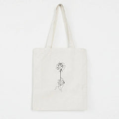 Flower Print Eco Reusable Shoulder Bag for Women