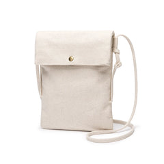 Literary Fairy Canvas Messenger Bag with Shoulder Strap