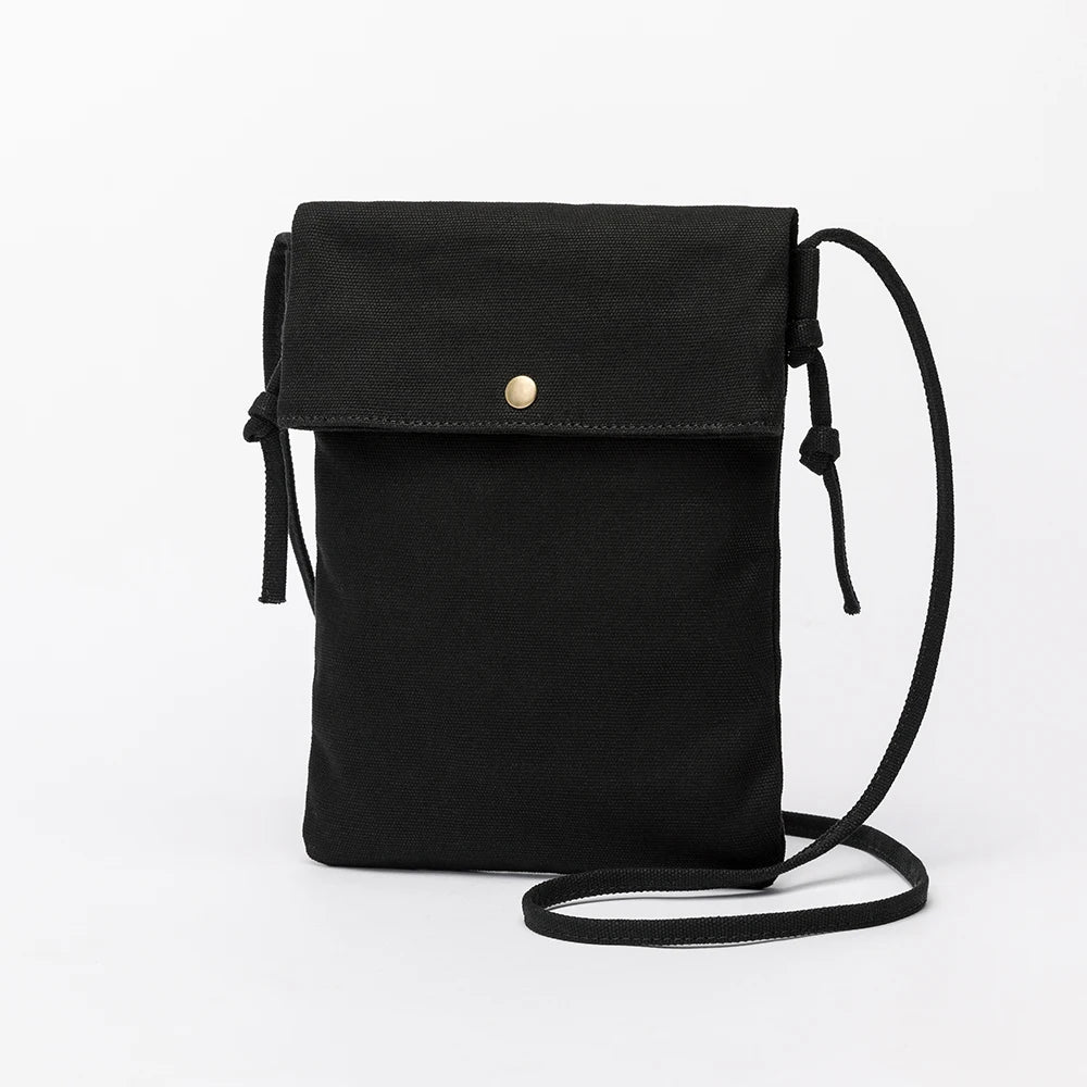 Literary Fairy Canvas Messenger Bag with Shoulder Strap