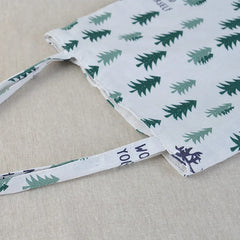 Japanese Broken Flower Canvas Shoulder Bag