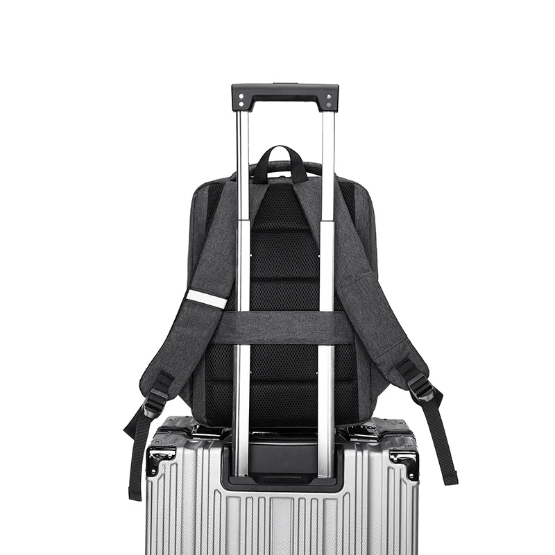 Litthing Laptop Backpack Men Women 14 Inch USB Charging Business Waterproof Trav