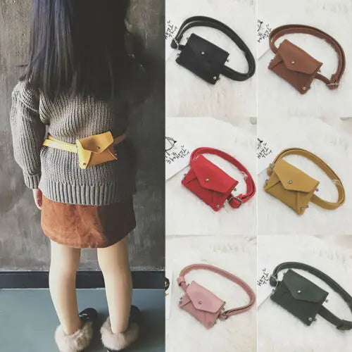 Little Girl Mini Bag PU Leather Studded Small Square Bag