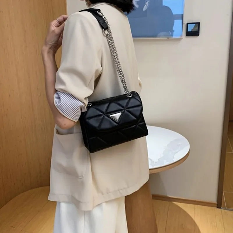 Lizzytsu Vintage Flap Pocket Shoulder Bag Crossbody Handbag