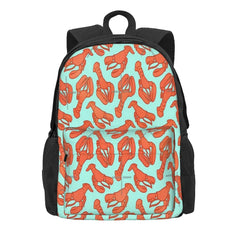 Lobster Addiction Backpacks Men's Zipper Backpack