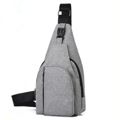 Men's Anti-theft Nylon Chest Sling Bag Waterproof Cross Body Pack