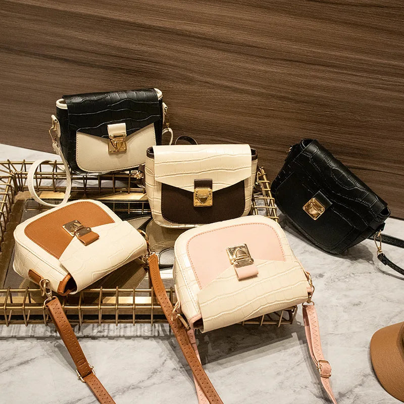 Single Shoulder Messenger Saddle Bag with Personality Design