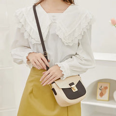 Single Shoulder Messenger Saddle Bag with Personality Design