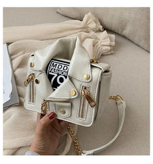 Locomotive Women's Bag Chain Messenger Single Shoulder Jacket