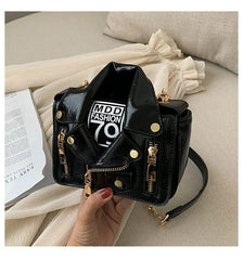 Locomotive Women's Bag Chain Messenger Single Shoulder Jacket