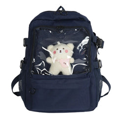 Lolita Bag Backpack Teen Girls Schoolbag Nylon