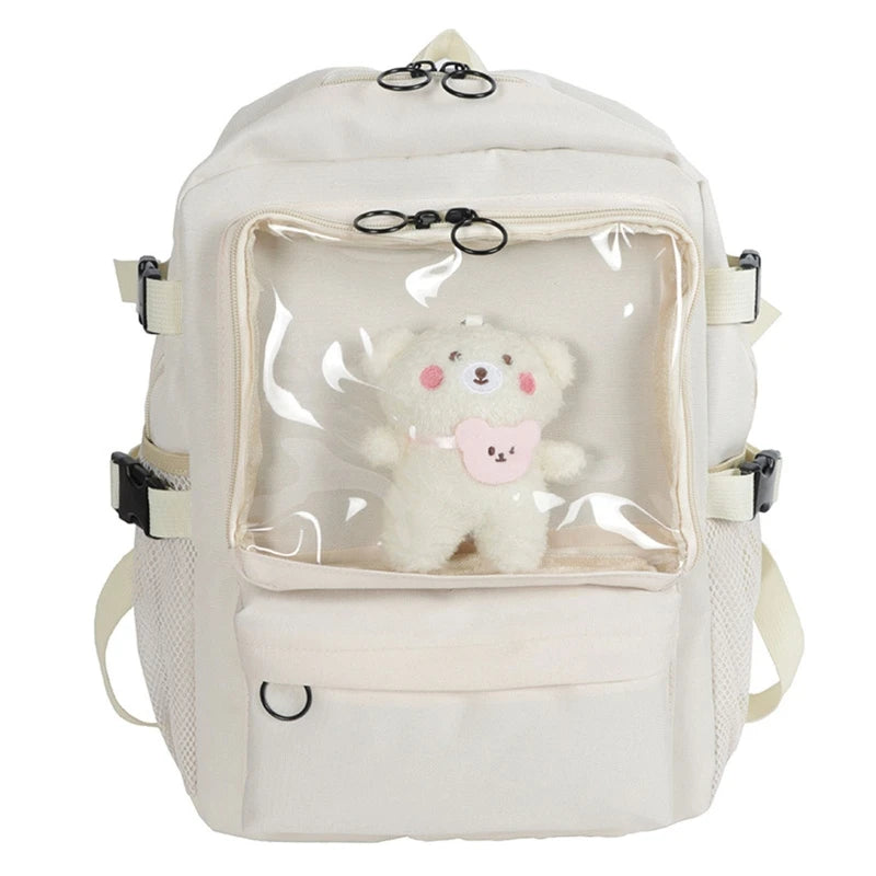 Lolita Bag Backpack Teen Girls Schoolbag Nylon
