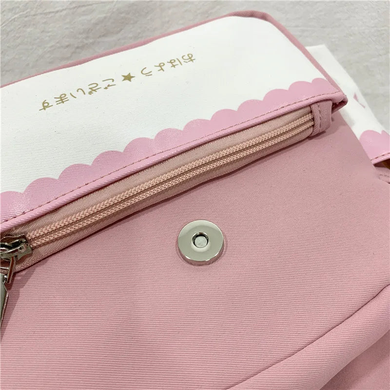Lolita Moon Star Printed Bow Tie Shoulder Bag
